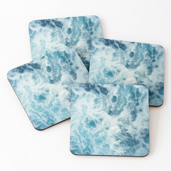 Item preview, Ocean blue watercolor designed and sold by likebakerdo.