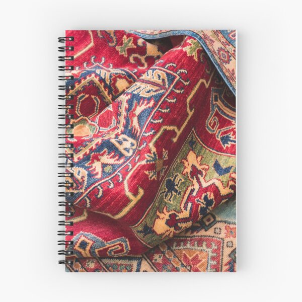 Item preview, Aztec Mexican red ornaments pattern southwest red rug scarf art designed and sold by conceptDVS.