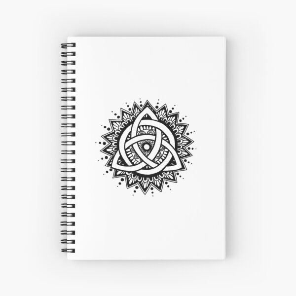Trinity Knot Mandala Spiral Notebook