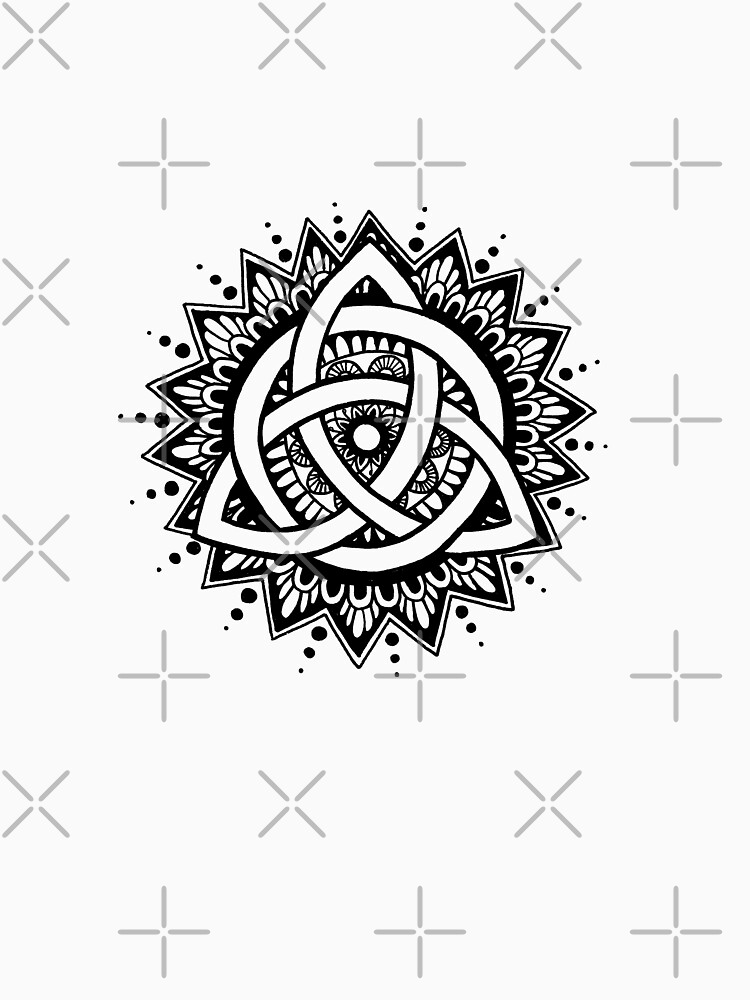 Trinity Knot Mandala by NatSmithDesigns