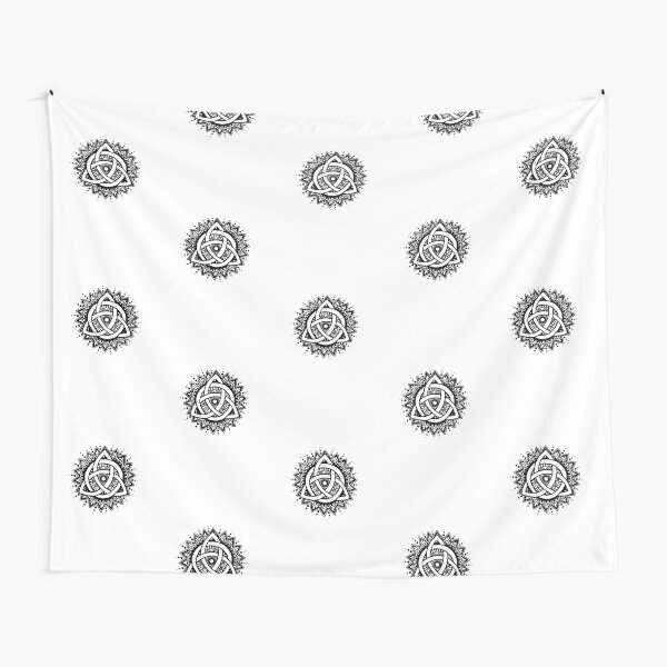 Trinity Knot Mandala Tapestry