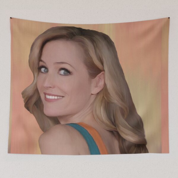 Item preview, Gillian Anderson oil color painting  designed and sold by altaircolin.