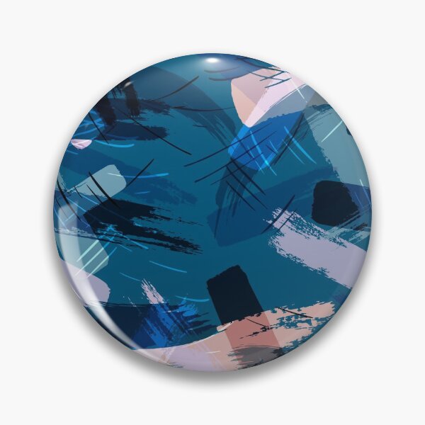 Item preview, Brush strokes - Blue designed and sold by appleyards.