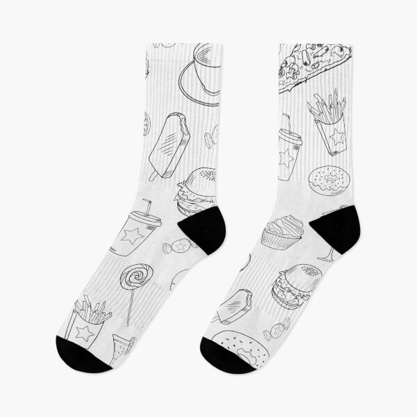 Item preview, Fast Food Pattern designed and sold by Zen-Dragon.
