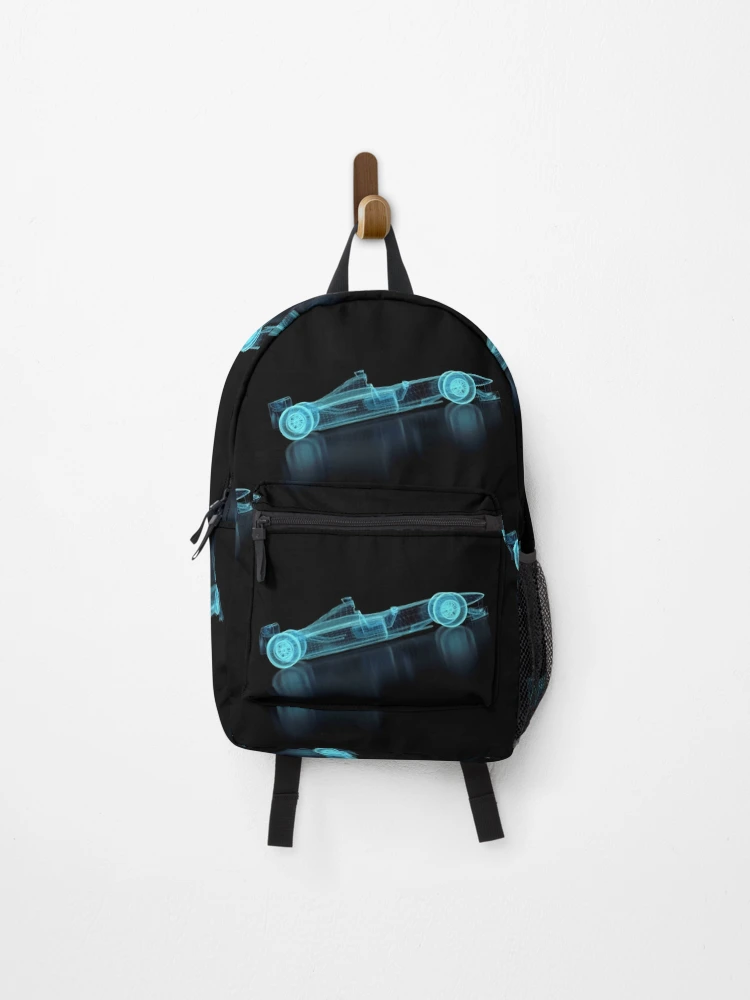 Thumbnail 1 of 3, Backpack, F1 Formula One Racing Car Blueprint designed and sold by TopplundDesigns.