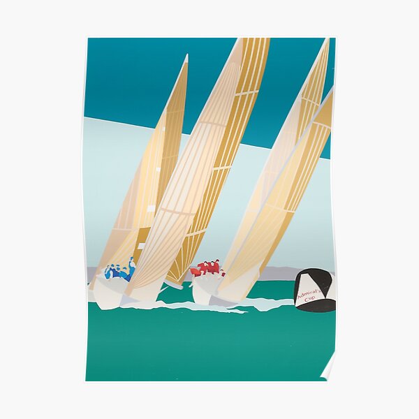 Sailing Admiral's Cup vintage poster Poster