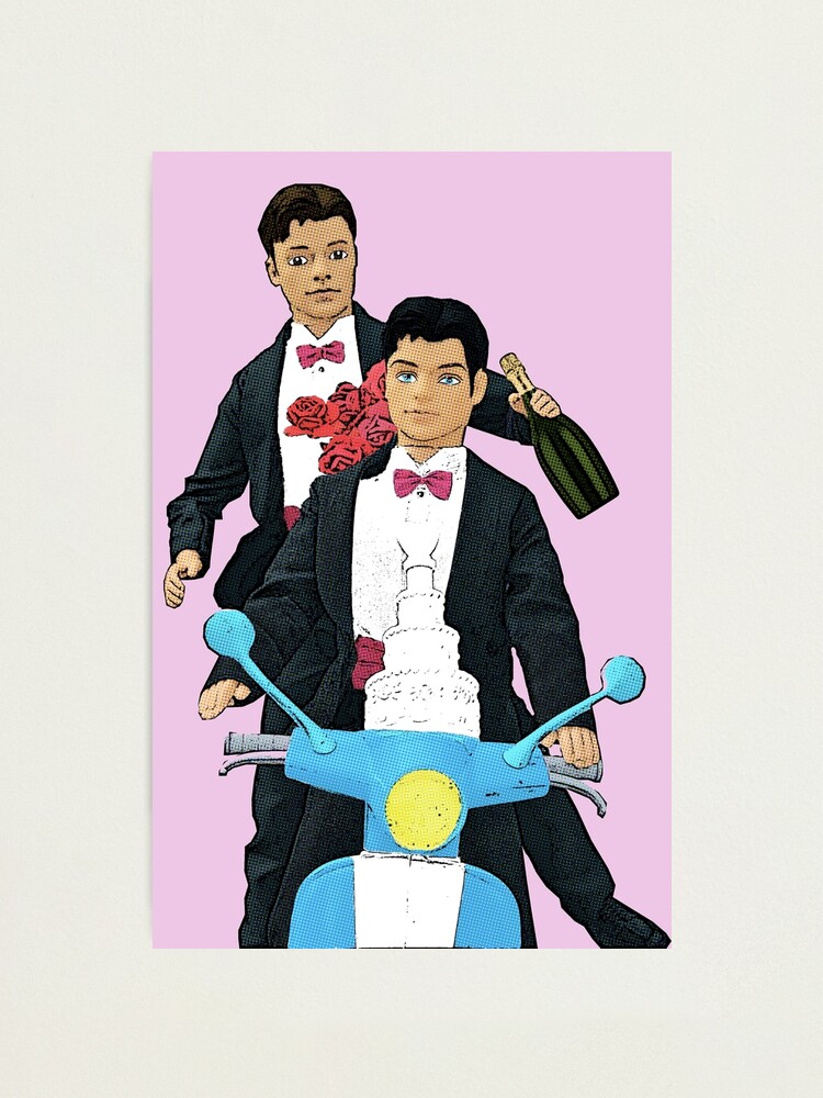 Gay Marriage! Just Married! Same Sex Marriage! Cool Gay Art Design!/ pic