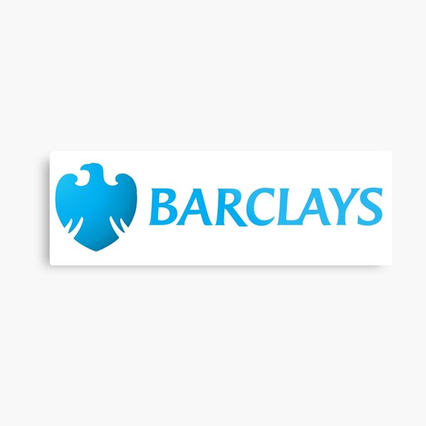 Barclays logo Metal Print
