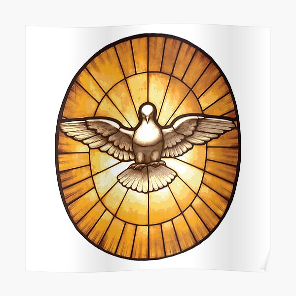 Holy Spirit Dove from St. Peter's Basilica Poster