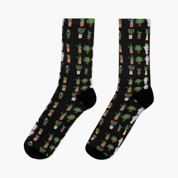 Item preview, potted plants pattern designed and sold by doctors-apparel.