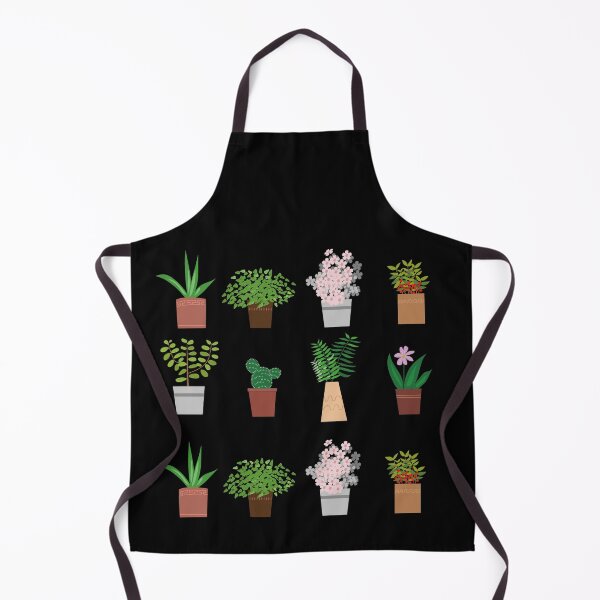 Item preview, potted plants pattern designed and sold by doctors-apparel.