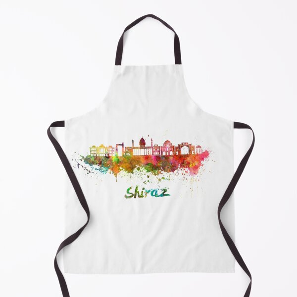 Item preview, Shiraz skyline watercolor splatters designed and sold by paulrommer.