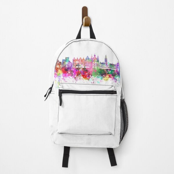 Item preview, Leuven skyline watercolor background designed and sold by paulrommer.