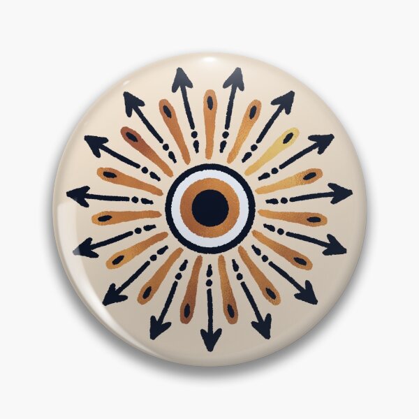 Item preview, Evil Eye Nazar - Gold and Black designed and sold by Olooriel.