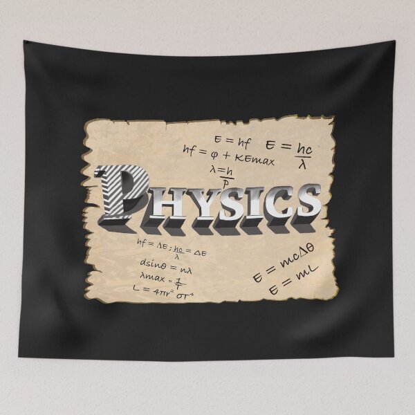 Item preview, physics formulae with the word physics in 3d designed and sold by Artonmytee.