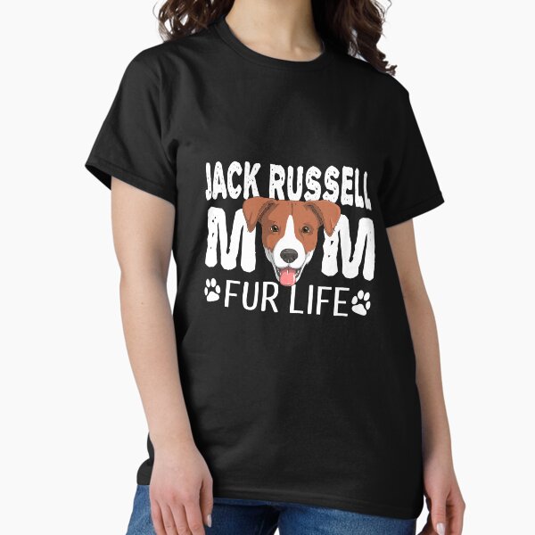 Item preview, Jack Russell Mom For Life Dog Pun designed and sold by fatamyfan1.