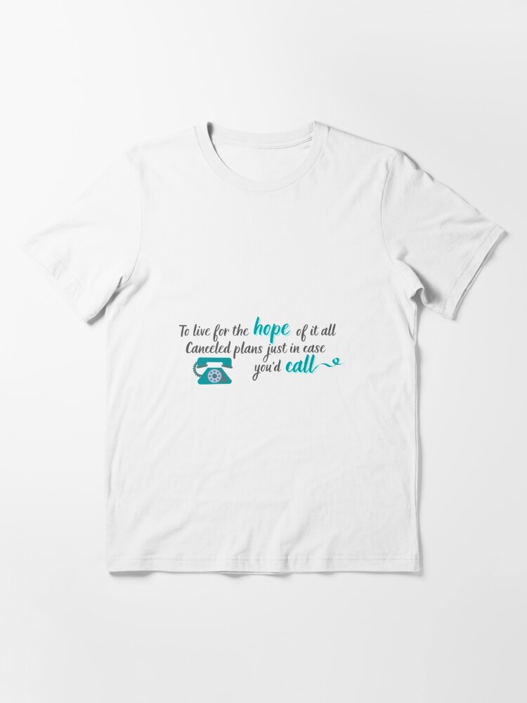 Living for the hope of it all Taylor Swift August Lyrics | Kids T-Shirt