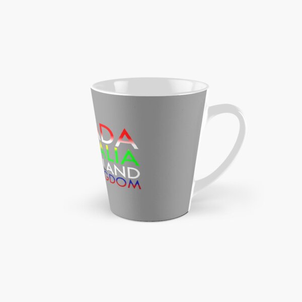 CANZUK: Countries with National Colours Tall Mug