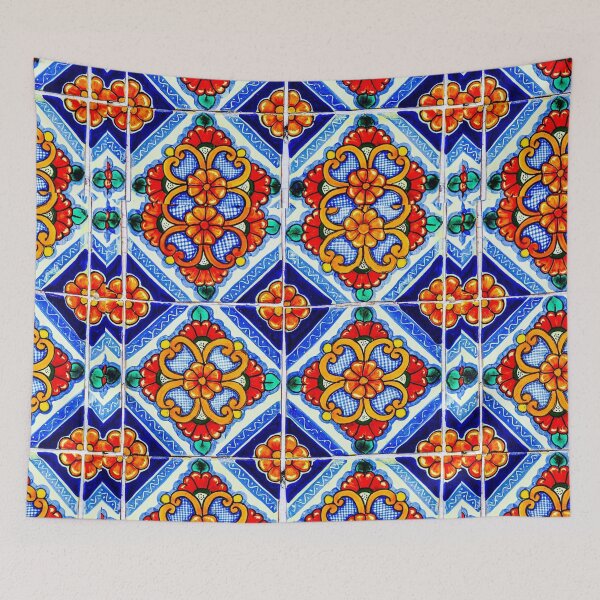 Item preview, Spanish Barcelona luxurious bright glass ornaments repeated pattern  designed and sold by conceptDVS.
