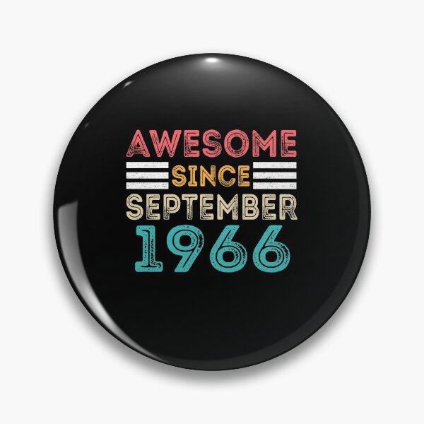 Item preview, Retro Vintage 54th Birthday - Awesome Since September 1966 designed and sold by meedTee.