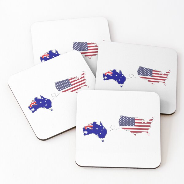 Item preview, Australia - USA | Long Distance Love designed and sold by toofardesign.