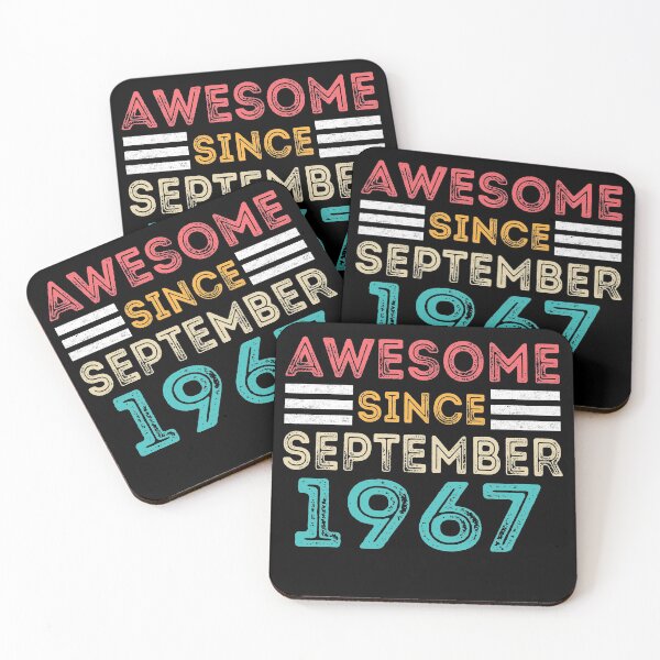 Item preview, Retro Vintage 53rd Birthday - Awesome Since September 1967 designed and sold by meedTee.
