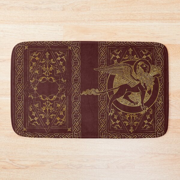 Item preview, Gold Red Lion Motif designed and sold by RedJasmine.