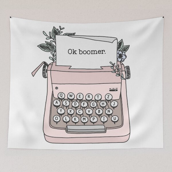 Item preview, Ok boomer typewriter cute designed and sold by emcazalet.