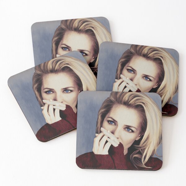 Item preview, Gillian Anderson oil color painting  designed and sold by altaircolin.