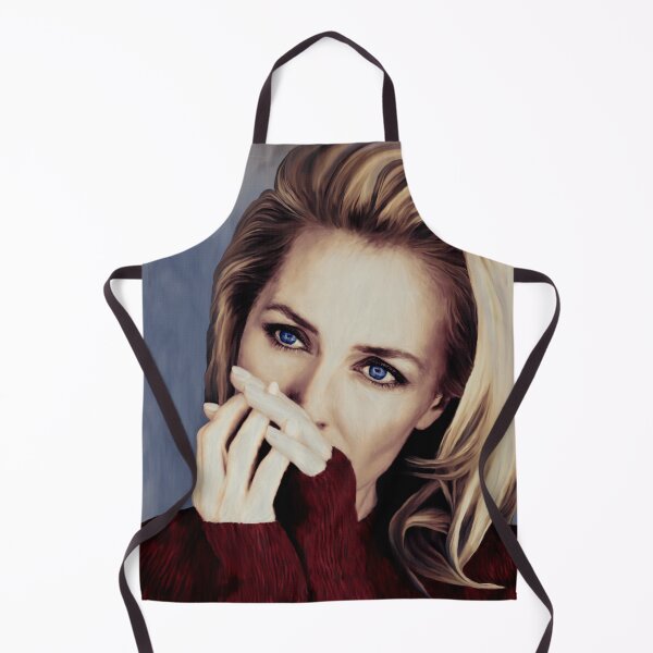 Item preview, Gillian Anderson oil color painting designed and sold by altaircolin.