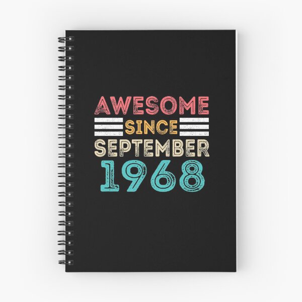 Item preview, Retro Vintage 52nd Birthday - Awesome Since September 1968 designed and sold by meedTee.
