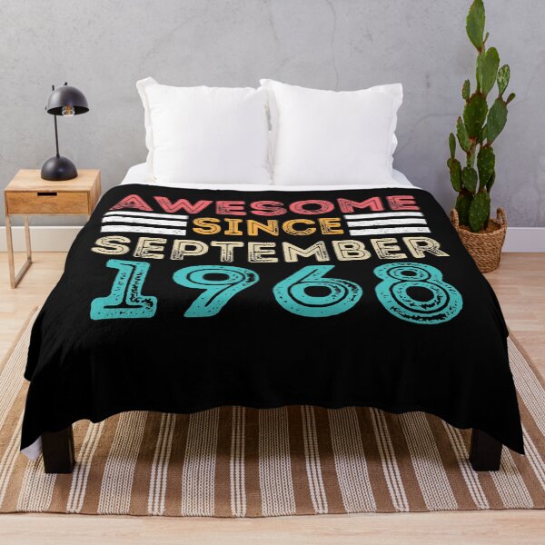 Item preview, Retro Vintage 52nd Birthday - Awesome Since September 1968 designed and sold by meedTee.
