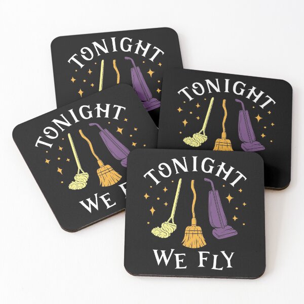 Item preview, Tonight We Fly Witch Sisters Halloween Quote designed and sold by EKGifts.