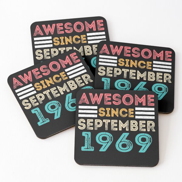Item preview, Retro Vintage 51st Birthday - Awesome Since September 1969 designed and sold by meedTee.