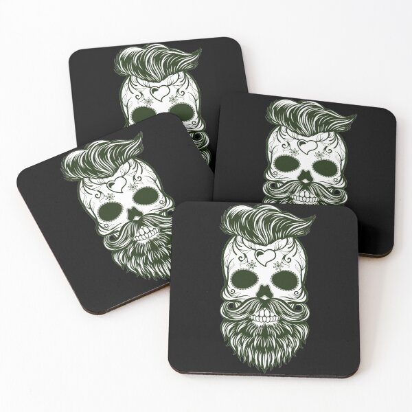 Item preview, Bearded skull designed and sold by Jey57.