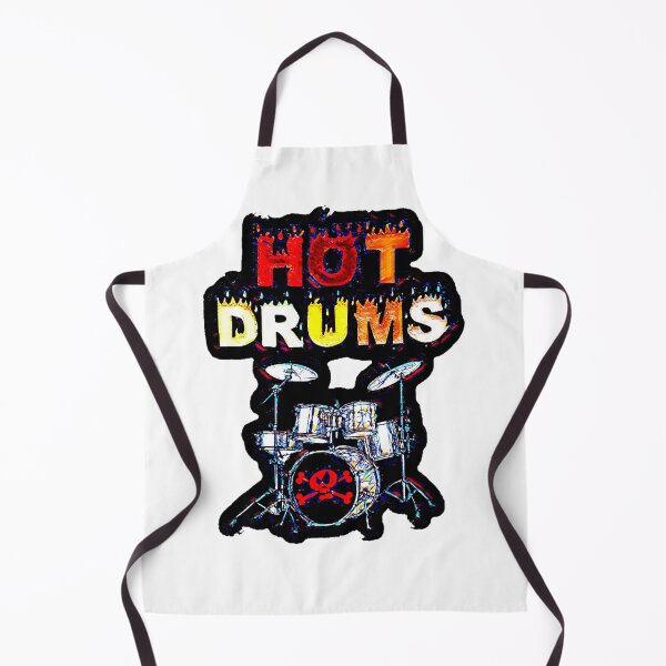 Item preview, HOT DRUMS STICKERS designed and sold by Attiva.