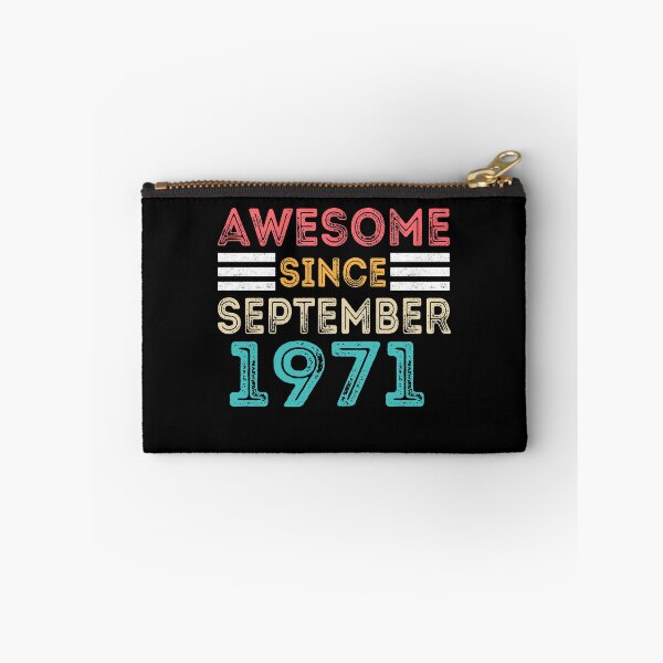 Item preview, Retro Vintage 49th Birthday - Awesome Since September 1971 designed and sold by meedTee.