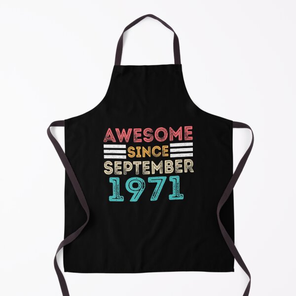 Item preview, Retro Vintage 49th Birthday - Awesome Since September 1971 designed and sold by meedTee.