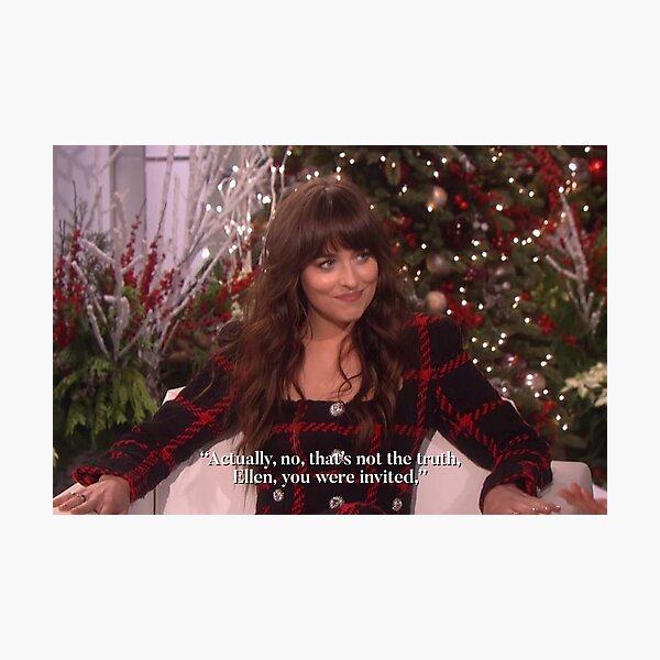 Item preview, dakota johnson: ellen designed and sold by Smilingems.