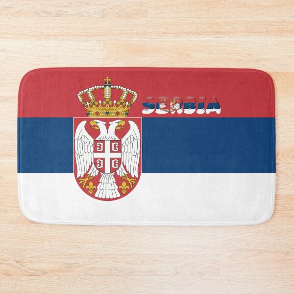 Item preview, Serbian rectangular flag designed and sold by P-I-R.