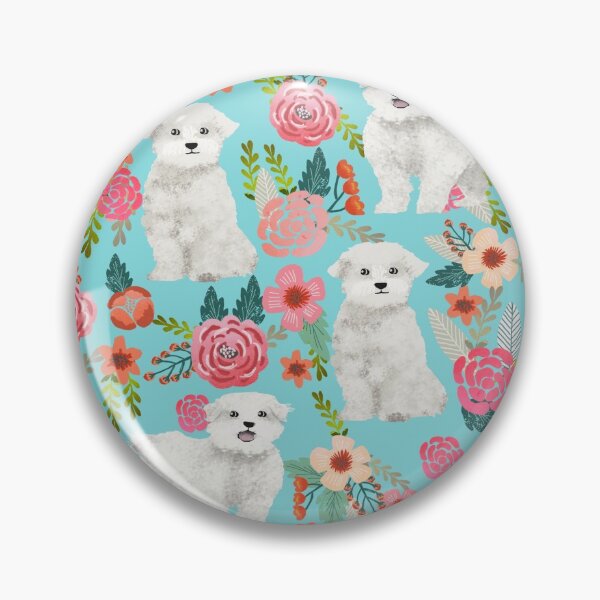 Item preview, maltese dog floral - vintage florals, floral pet, cute dog, maltese  designed and sold by PetFriendly.