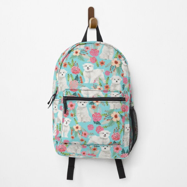 Item preview, maltese dog floral - vintage florals, floral pet, cute dog, maltese  designed and sold by PetFriendly.