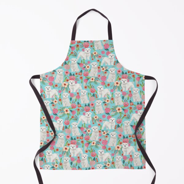 Item preview, maltese dog floral - vintage florals, floral pet, cute dog, maltese designed and sold by PetFriendly.