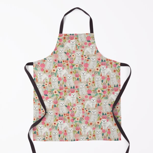 Item preview, maltese dog floral - vintage florals, floral pet, cute dog, maltese designed and sold by PetFriendly.