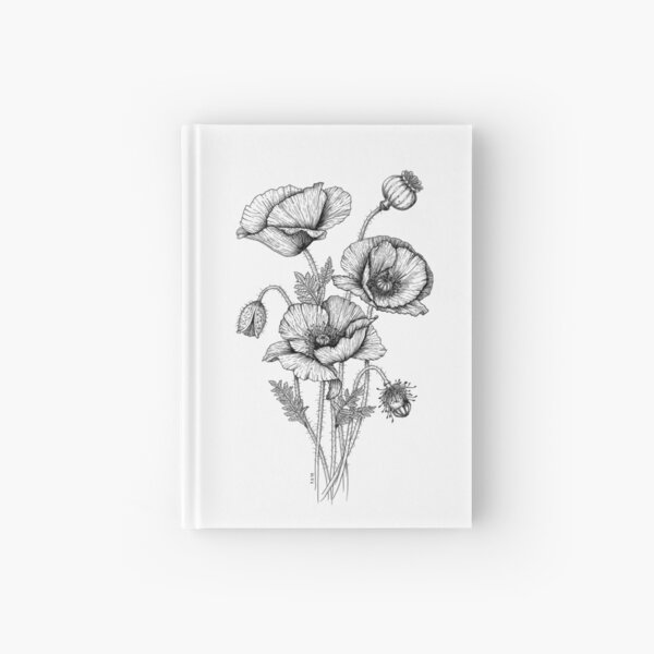 Poppies Hardcover Journal