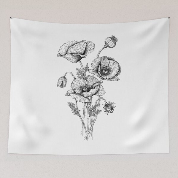 Item preview, Poppies designed and sold by Petra Holikova.