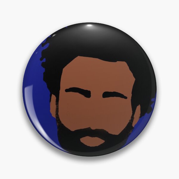 Item preview, Childish Gambino Head blue designed and sold by bennyblackout.