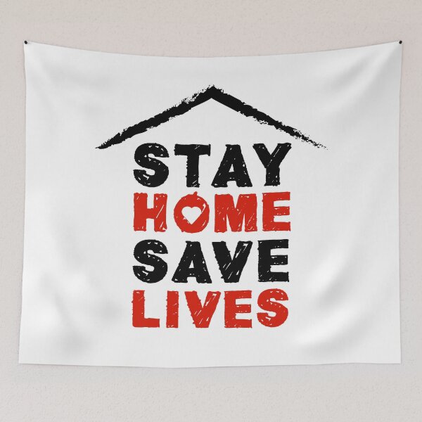 Item preview, STAY HOME SAVE LIVES designed and sold by RUCZENO.