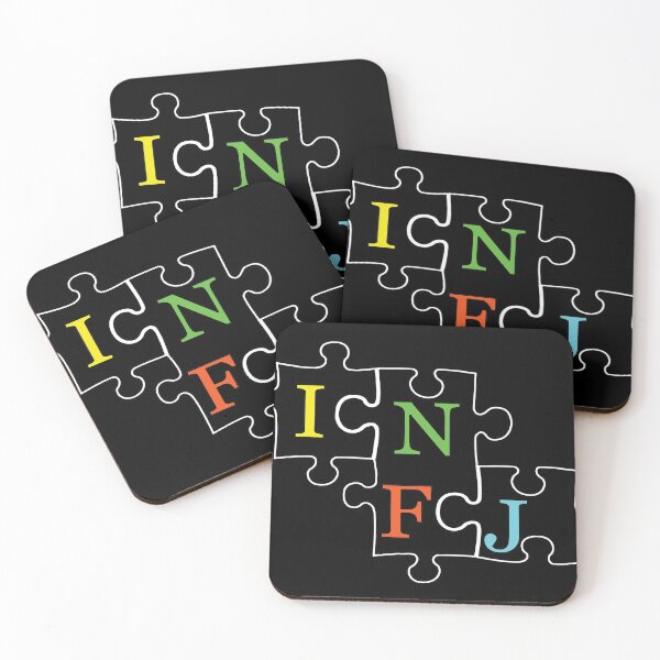 Item preview, INFJ Puzzle - Typography Design designed and sold by art-by-shadab.
