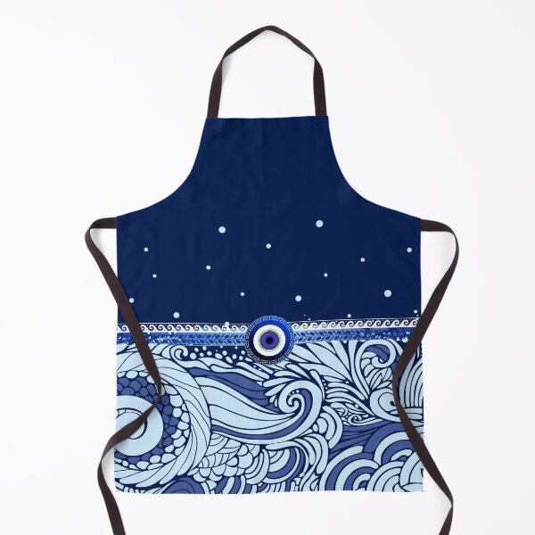 Item preview, Mati Evil Eye Blue Paisley Yiorgos Collection designed and sold by Yiorgos Designs.